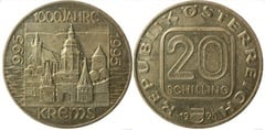 20 schilling (1.000 Aniversario de la Ciudad de Krems)