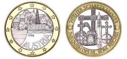 250 euro (Tesoro de Viena)