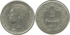 2 francs (Alberto I der belgen)