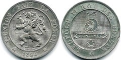 5 centimes (Leopoldo II des belges)
