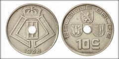 10 centimes (Leopoldo III - Belgique-België)