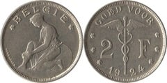 2 francs (Alberto I - België)