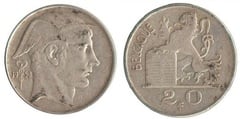 20 francs (Leopoldo III - Belgique)
