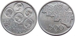 500 francs (Balduino I - Belgique)