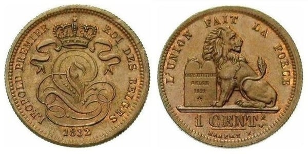 1 centime (Leopoldo I - des belges)