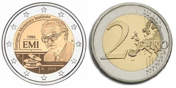 2 euro (25 Aniversario del Instituto Monetario Europeo)