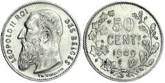 50 centimes (Leopoldo II des belges)