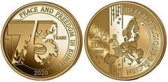 2 1/2 euro (75 Aniversario-Paz y Libertad en Europa)