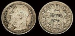2 francs (Leopoldo II des belges)