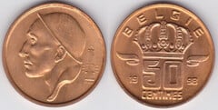 50 centimes (Balduino I - België)