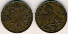 2 centimes (Alberto I - des belges)