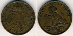 2 centimes (Alberto I des belges)