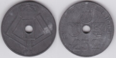 25 centimes (Leopoldo III - België-Belgique)