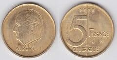 5 francs (Alberto II - Belgique)