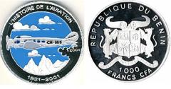 1.000 francs CFA (Historia de la Aviación)