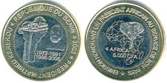 6,000 CFA francs (4 Africas - Presidente Kerekou)