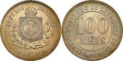 100 réis (Pedro II)