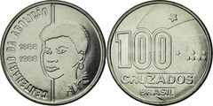 100 cruzados (Centenario de la Abolición de la Esclavitud-Mujer)