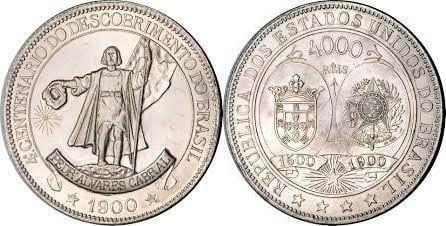 4.000 réis (400 Aniversario del Descubrimiento de Brasil)