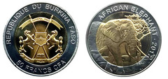 50 francs CFA (Elefante)
