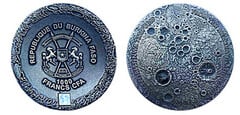 1000 francs CFA (NANO Meteorito de mercurio NWA 7325/8409)