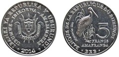 5 francs (Mycteria ibis)