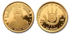 50 francs (1° Aniversario de la República)