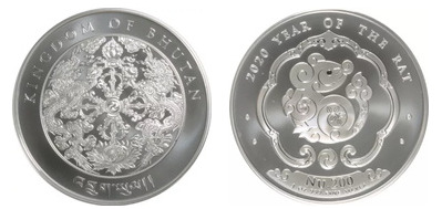 200 ngultrums (Año de la Rata)