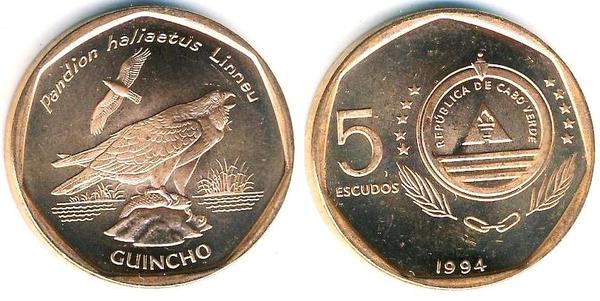 5 escudos