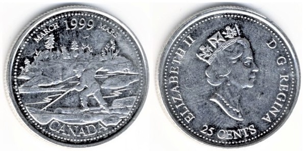 25 cents (Nuevo Milenio-Marzo)