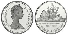 1 dollar (400 Aniversario del Descubrimiento del Estrecho de Davis)
