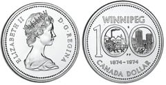 1 dollar (100 Aniversario de Winnipeg)