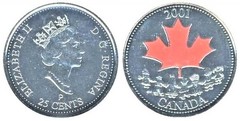 25 cents (Día de Canadá)