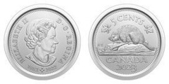 5 cents (Recuerdo póstumo de Elizabeth II)