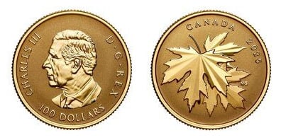100 dollars (Hojas de arce relucientes)