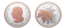 100 dollars (Hojas de arce relucientes)