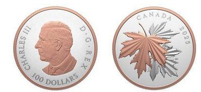 100 dollars (Hojas de arce relucientes)