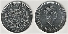 25 cents (Nuevo Milenio-Julio)