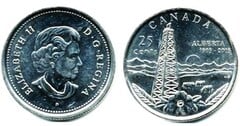 25 cents (100th Anniversary of Alberta)