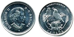 25 cents (100th Anniversary of Saskatchewan)