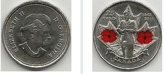 25 cents (65 Aniversario del Final de la Segunda Guerra Mundial)
