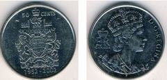 50 cents (Jubileo de Oro de la Reina Isabel)