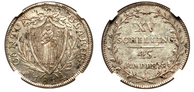15 Schillings / 45 Rappen