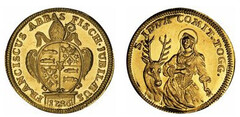 1 ducat (50º aniversario de la primera misa del Abad. 500 aniversario de la muerte de Santa Idda de Toggenburgo)