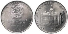25 korun (150 Aniversario del Museo Nacional de Praga)