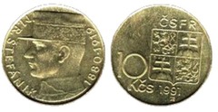 10 korun (Milan Rastislav Štefánik)
