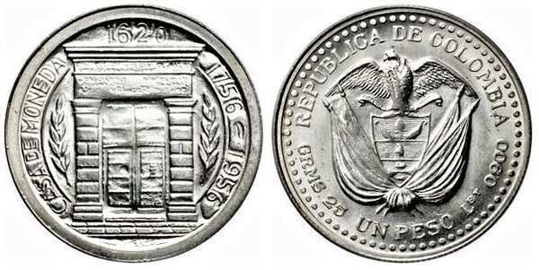 1 peso (200 Aniversario de la Casa de la Moneda)