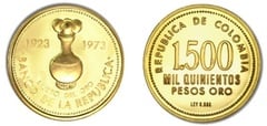 1.500 pesos (50 Aniversario del Banco de la República)