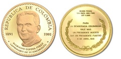 50.000 pesos (Centenario del Nacimiento de Mariano Ospina Pérez)