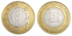 250 francs (30 Aniversario del Banco Central)